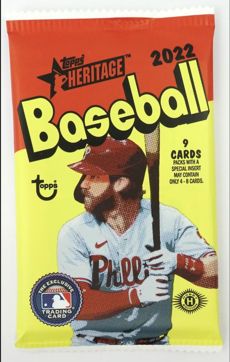 2022 Topps Heritage Baseball Hobby Box