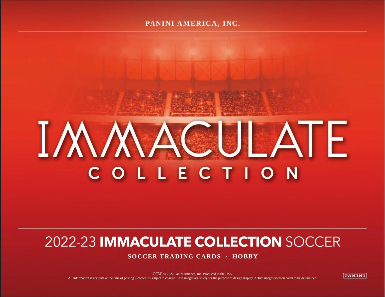 22/23 Panini Immaculate Soccer Hobby Box