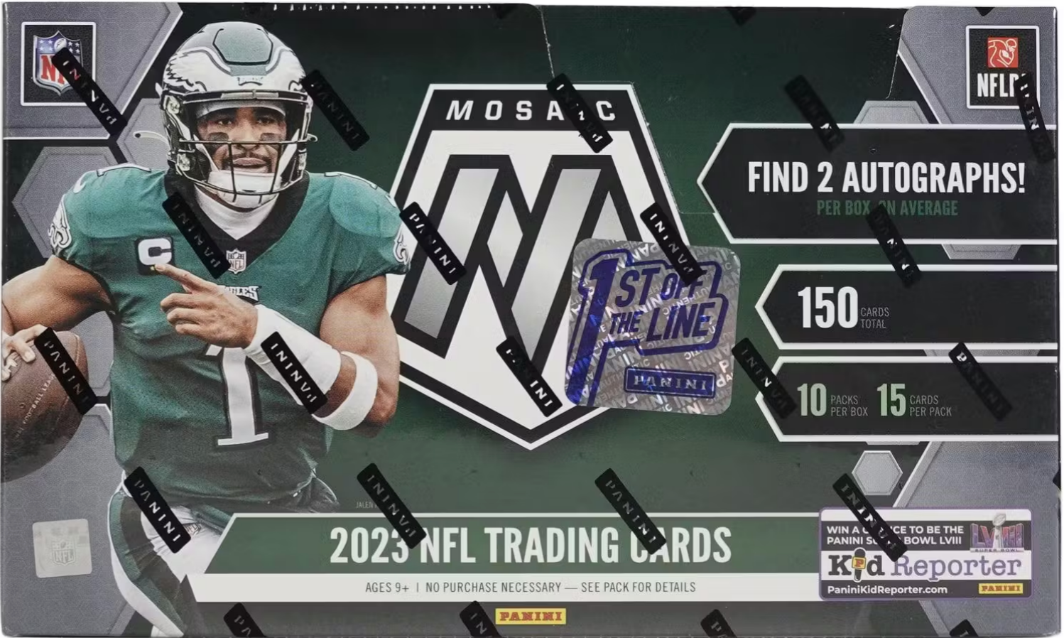 2023 Panini Mosaic Football 1st Off The Line FOTL Hobby Box