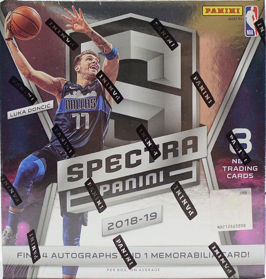 2018/19 Panini Spectra Basketball Hobby Box