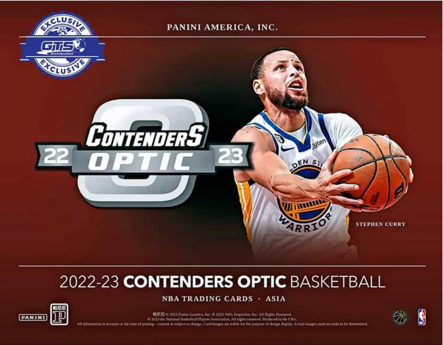 2022/23 Panini Contenders Optic Basketball Tmall ASIA Box