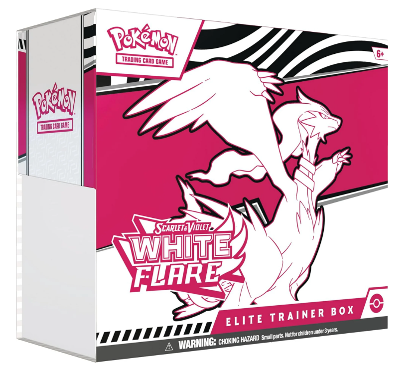 Pokemon Trading Cards Scarlet & Violet 10.5 White Flare Elite Trainer Box