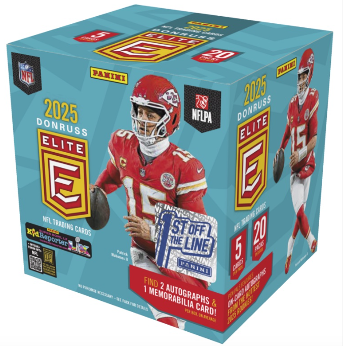 2025 Panini Donruss Elite Football FOTL Hobby Box