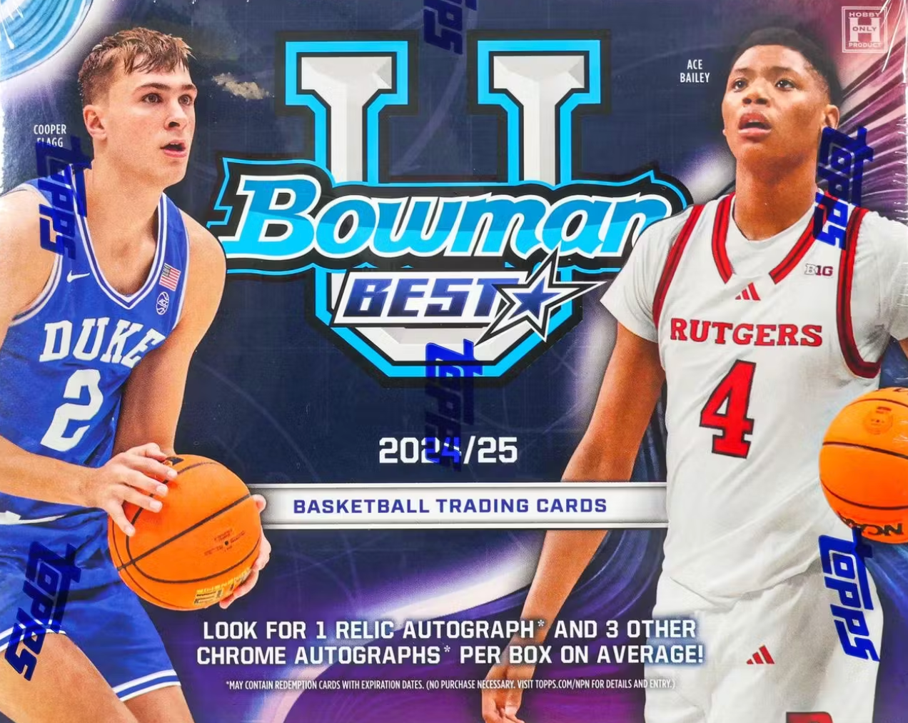 2024/25 Bowman University Best Basketball Breaker Delight Box