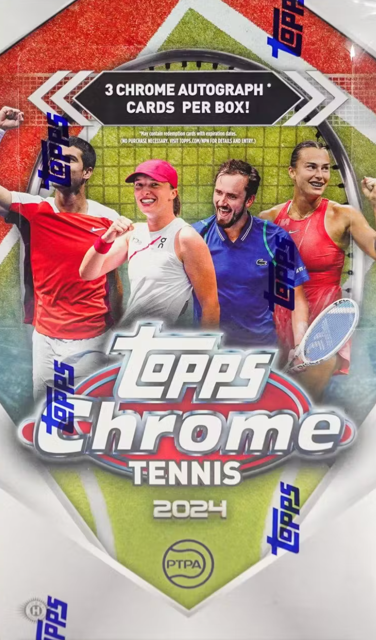 2024 Topps Chrome Tennis Hobby Box