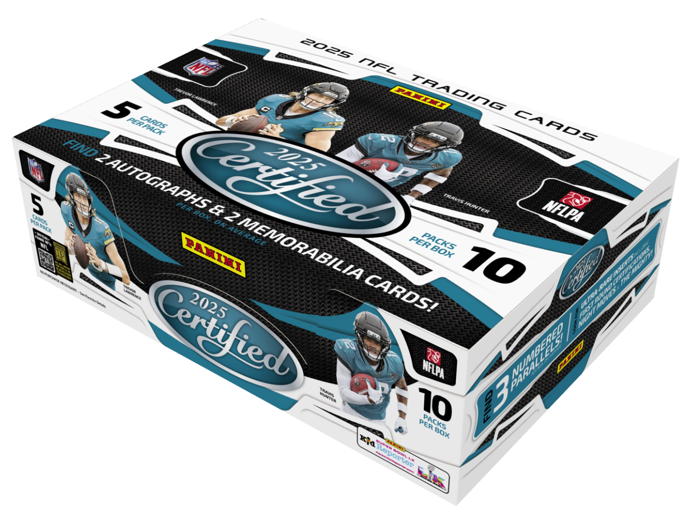 2025 Panini Certified Football Trading Hobby Box