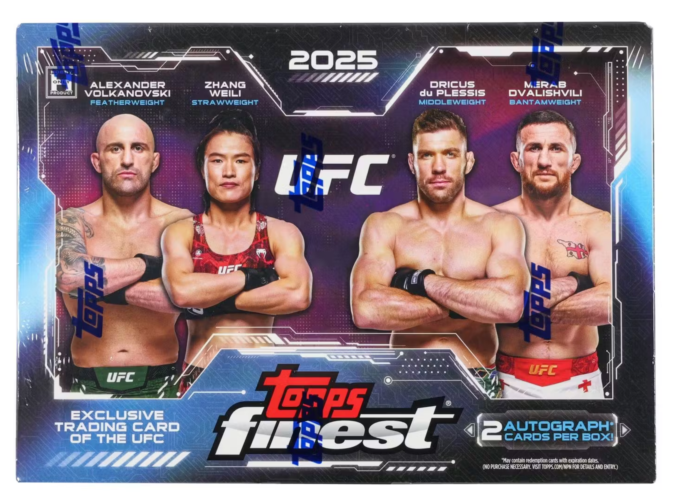 2025 Topps UFC Finest Hobby Box