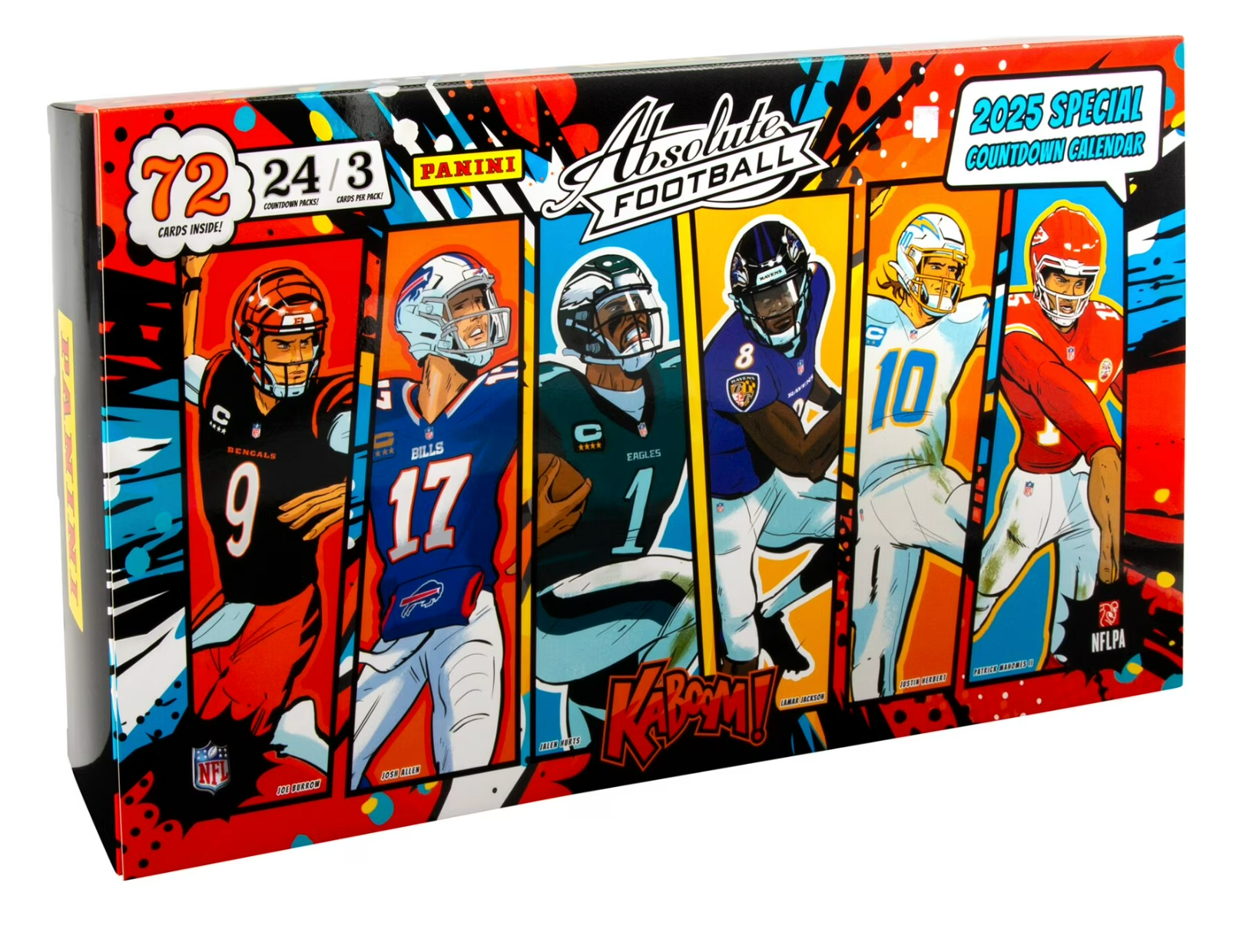 2025 Panini Absolute Football Countdown Calendar Box