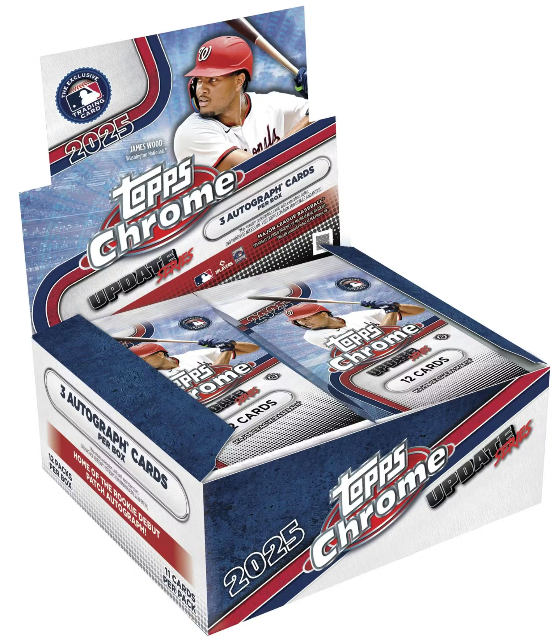 2025 Topps Chrome Update Series Baseball Hobby Jumbo (HTA) Box