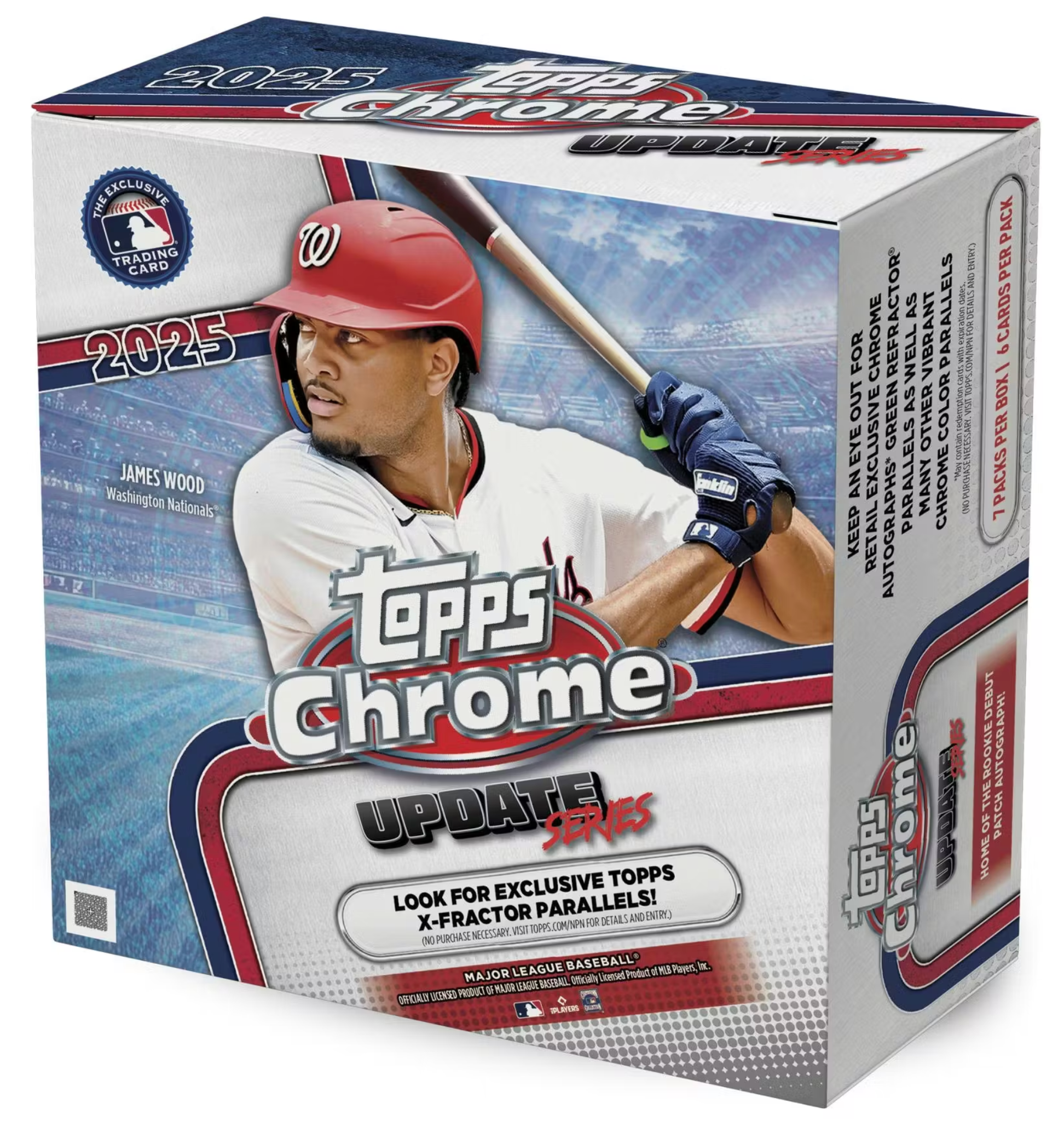 2025 Topps Chrome Update Series Baseball Mega Box