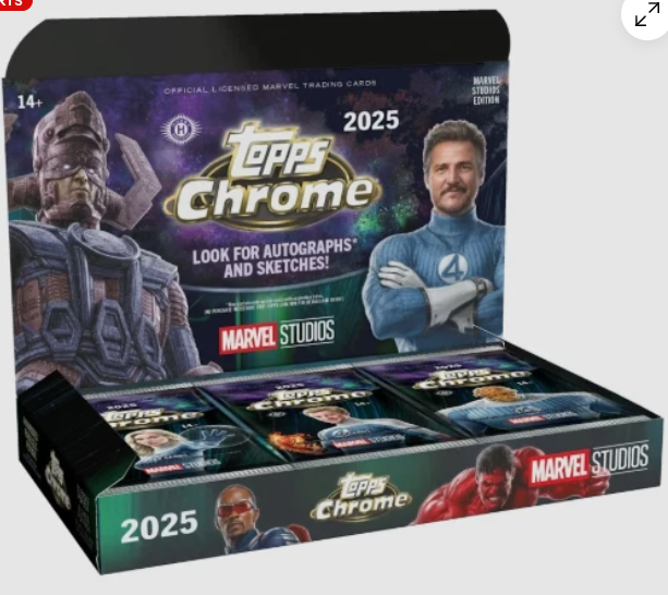 2025 Topps Marvel Studios Chrome Hobby Box
