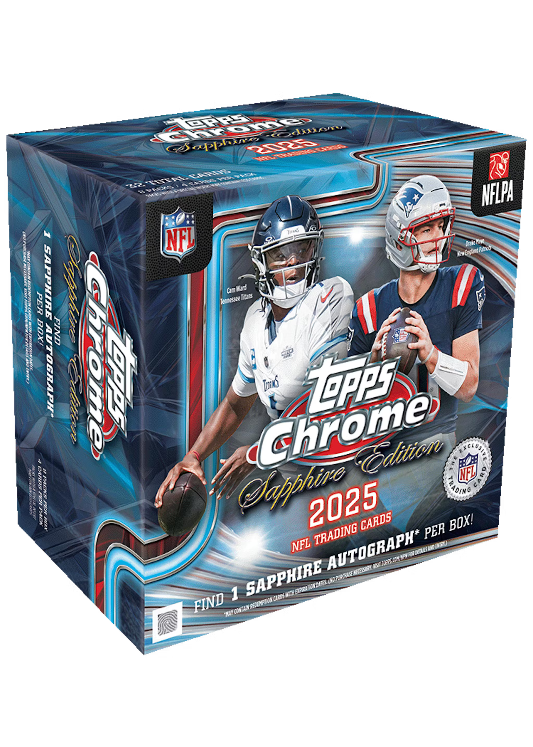 2025 Topps Chrome Football Sapphire Box