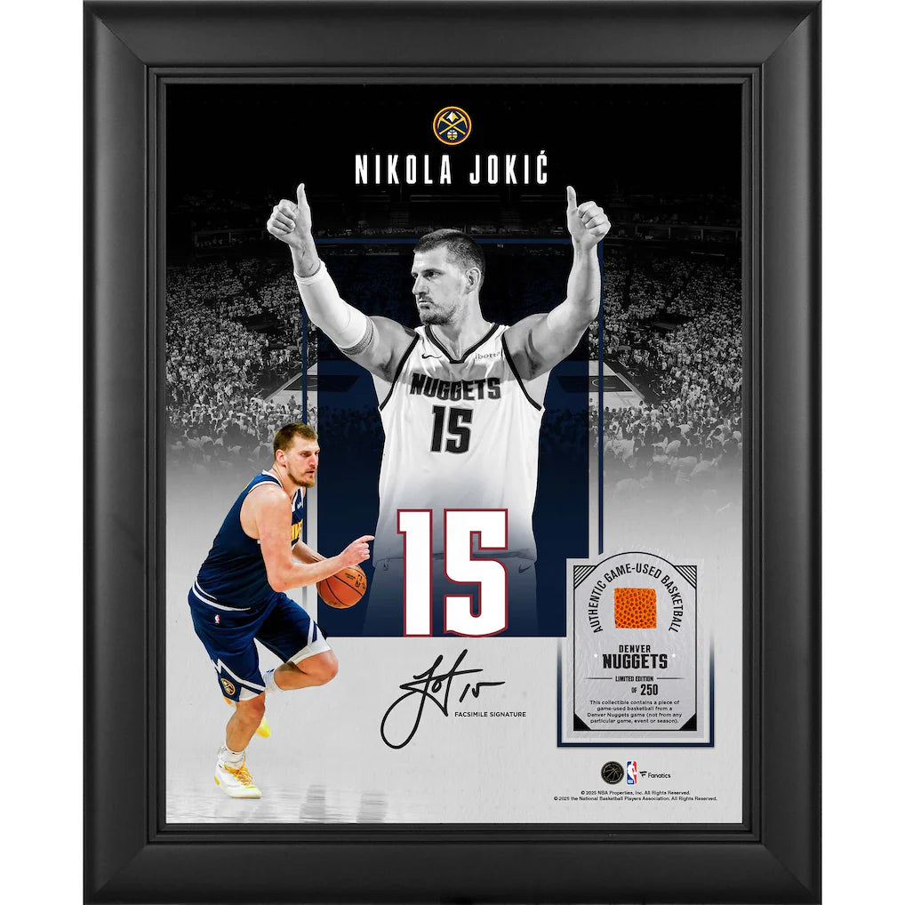 2026 Fanatics Authentic Signature Showcase Collage Frame (Nikola Jokic)