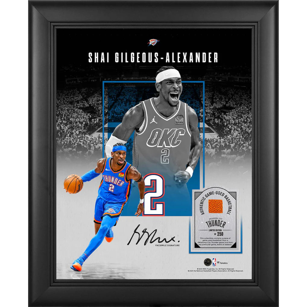 2026 Fanatics Authentic Signature Showcase Collage Frame (Shai Gilgeous-Alexander)