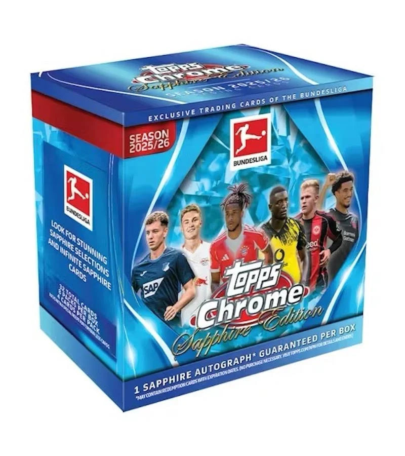 2025/26 Topps Chrome Bundesliga Sapphire Box