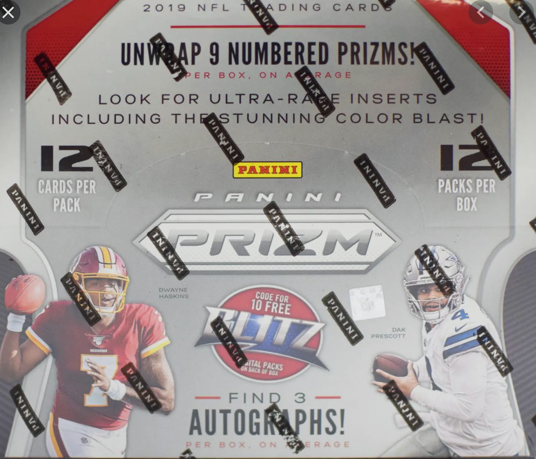 2019 Panini Prizm Football Hobby Box