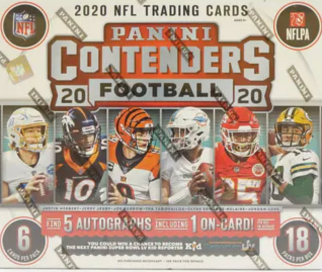 2020 Panini Contenders Football Hobby Box