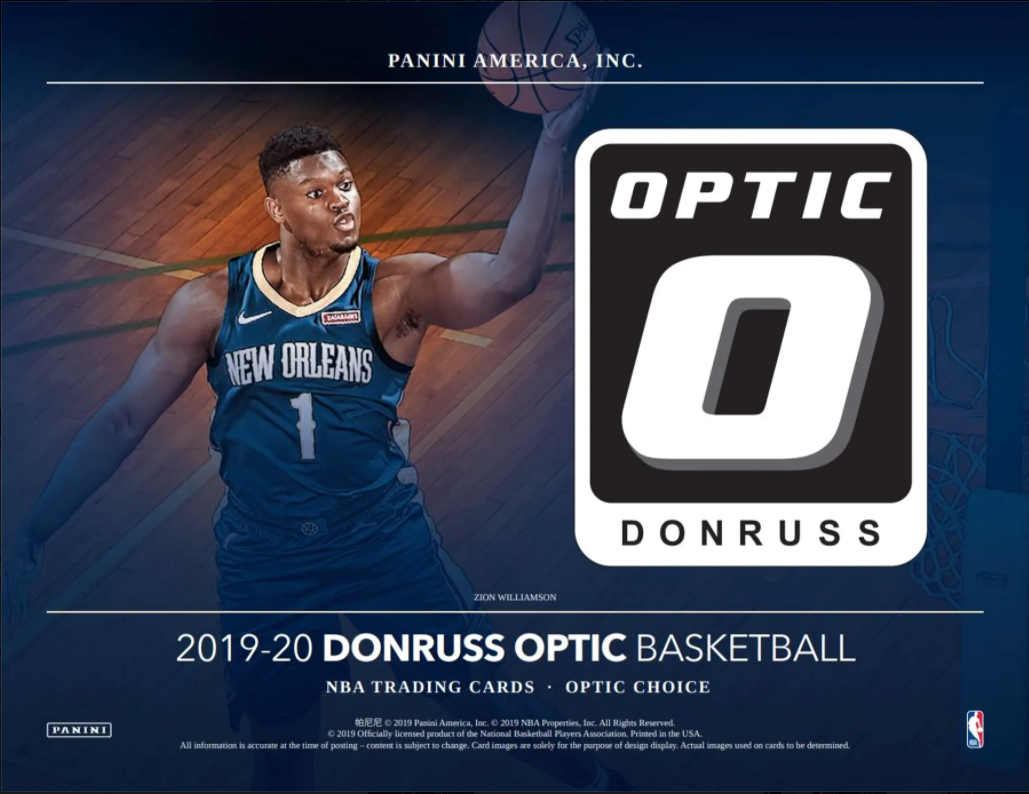 2019/20 NBA Panini Donruss Optic Choice Box