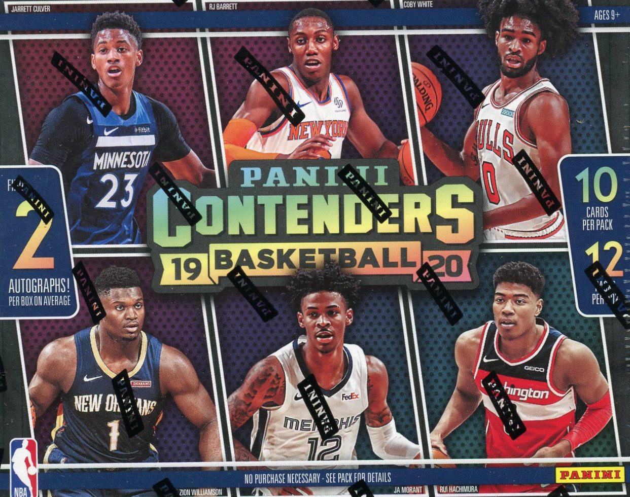 2019/20 Panini Contenders Basketball Hobby Box