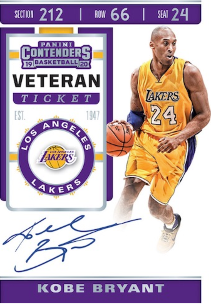 2019/20 Panini Contenders Basketball Hobby Box