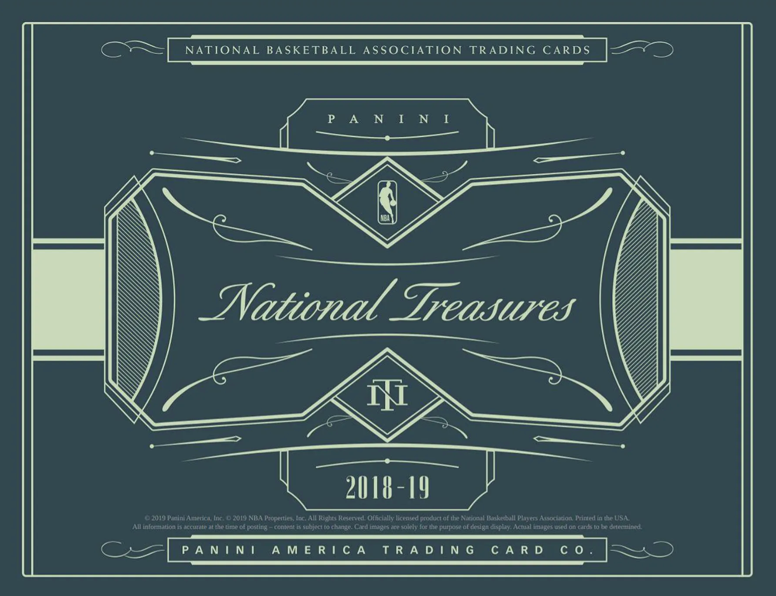 2018/19 Panini National Treasures Basketball Hobby Box